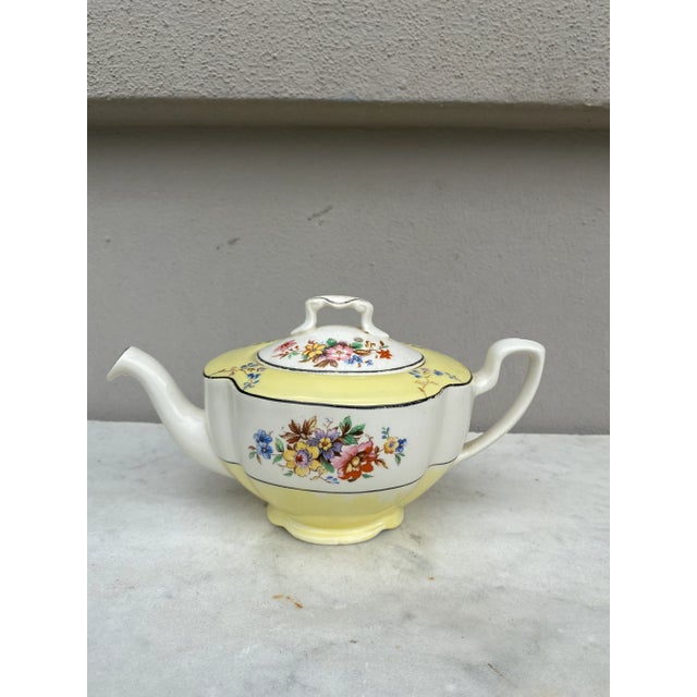 Mid-Century English Teapot Johnson Brothers | Chairish