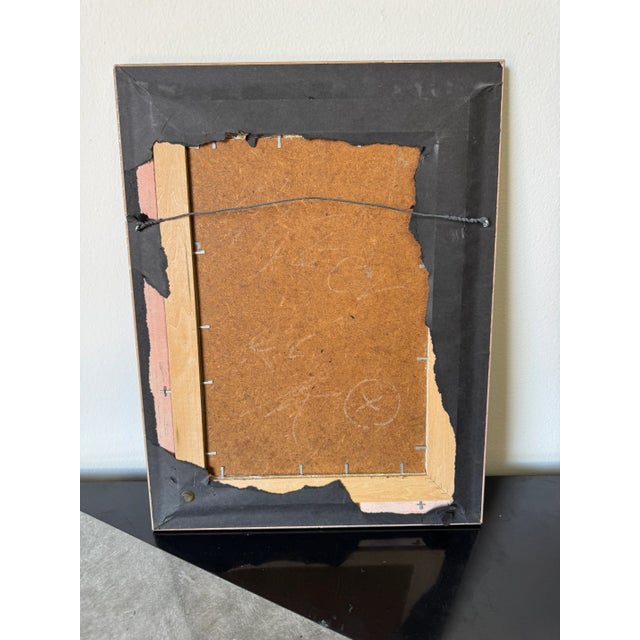 1990’s Vintage Pa Impressionist River Landscape Oil on Artist Board - Wood Framed For Sale - Image 10 of 10