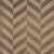 SAMPLE - Schumacher Staggered Chevron Sisal Wallpaper In Brown For Sale