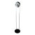 1960s Space Age Chrome and Black Eyeball Floor Lamp For Sale