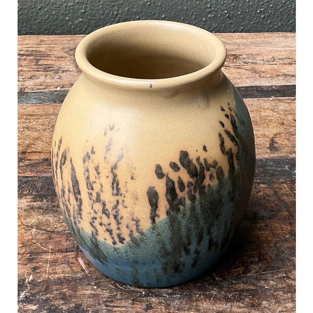 Mid-Century Modern Vintage Studio Pottery Glazed Ceramic Vase For Sale - Image 3 of 16