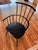Modern Vintage Wallin Forge Windsor Style Iron Dining Chairs For Sale - Image 3 of 17