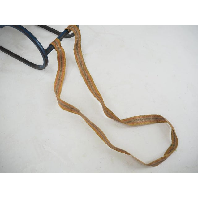 Vintage Children's Sleigh in Steel and Wood, 1920 For Sale - Image 9 of 15