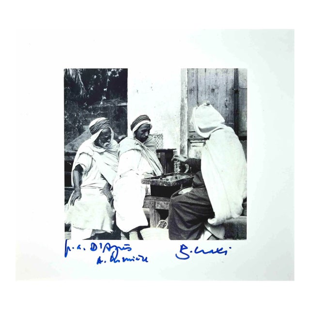 Bettino Craxi, Arab Game, Original Photolithograph, 1990s For Sale