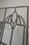 Early 20th Century Likely Antique Leaded Glass Window Panel With Geometric and Textured Glass Design. For Sale - Image 5 of 8