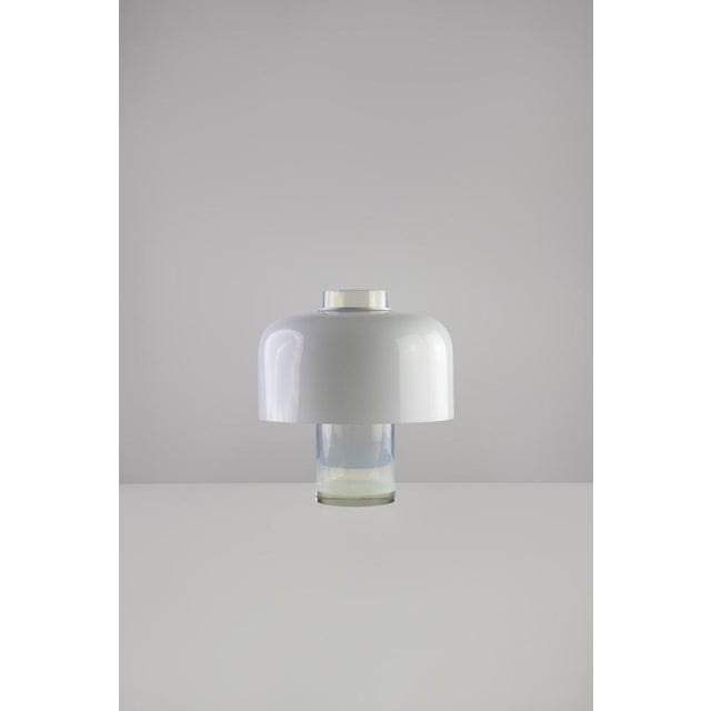 Iconic italian murano glass and vase by carlo nason for mazegga, model lt 226. Made in italy in1960s. The lamp consists of...