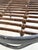Round Breccia Botticelli Marble Top on Iron Frame Table Inset With Woven Wicker For Sale - Image 15 of 16