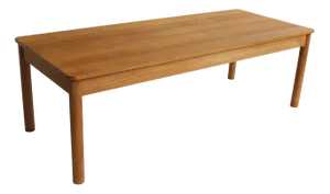 Large Oak Coffee Table by Borge Mogensen for Fredericia, 1950