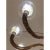 Glass Brown Murano Glass Chandlier by Simong For Sale - Image 7 of 8