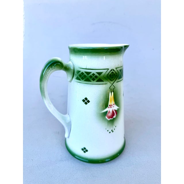 Rare original Art Nouveau jug VILLEROY & BOCH is documented on the base mark Dated between 1910 and 1929 Height 21 cm,...