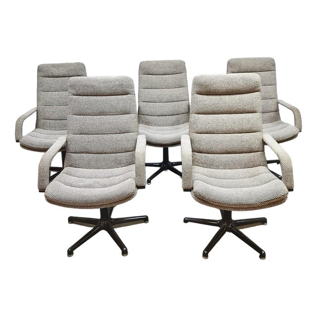 Vintage Dutch Channel Desk Chair by Geoffrey Harcourt for Artifort, 1970s For Sale