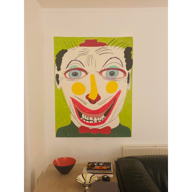 Rare signed prints by the Black American artist Frederick James Brown. This was one of a portfolio of four silkscreen...