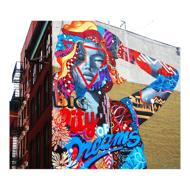 Vintage Kate Moss New York Street Art Photograph For Sale