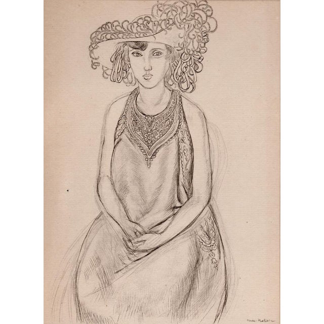 Matisse, Sitting Girl, 1920, Lithograph For Sale - Image 6 of 11