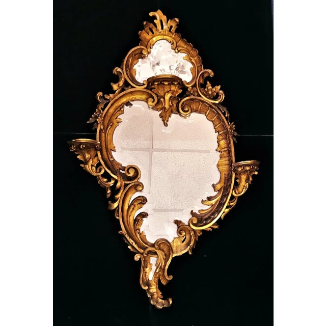 Wow!!! This mirror from the early 19th century is a one-of-a-kind stunner! It's from the Victorian era with continental...