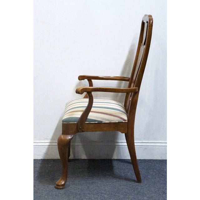 Thomasville Thomasville Furniture Fisher Park Collection Splat Back Dining Arm Chair 24921-812 For Sale - Image 4 of 7
