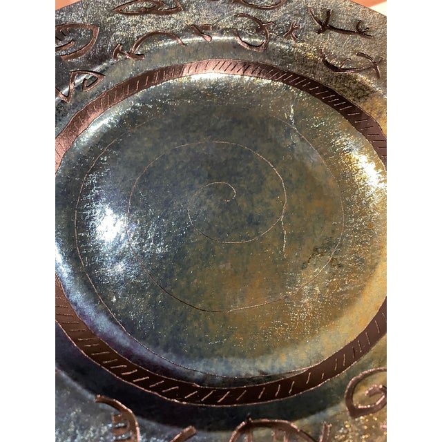 1990s 1994 Lynn Latimer Iridescent Art Glass Bowl For Sale - Image 5 of 8