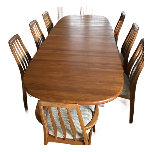 1980s Benny Linden Design Teak Dining Set For Sale