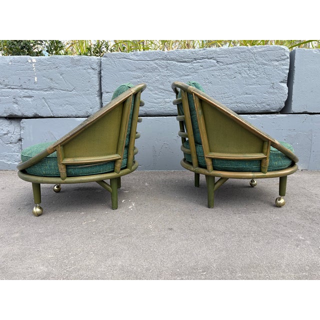 1950s 1950s Bamboo Lounge Chairs For Sale - Image 5 of 16