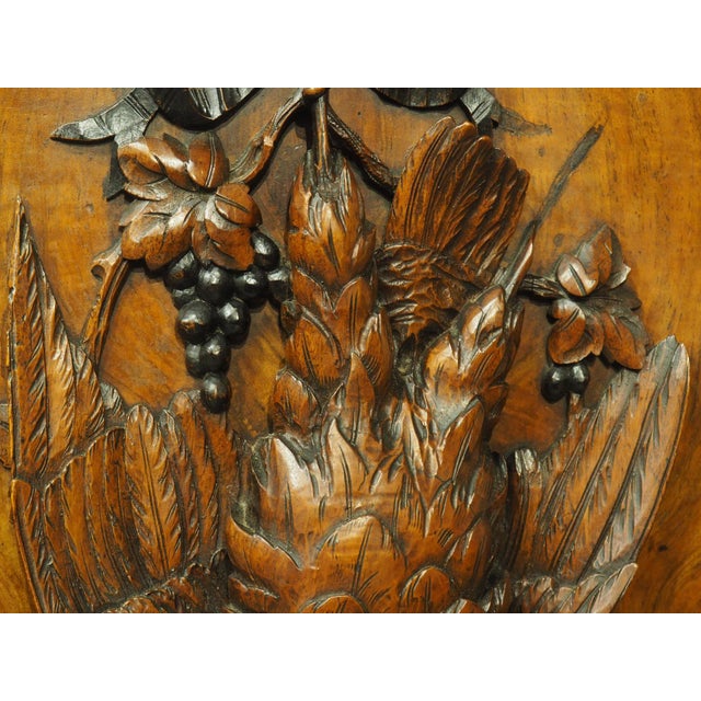 Pair of Antique French Carved Burl Walnut and Oak Hunt Panels, Circa 1870 For Sale - Image 10 of 18