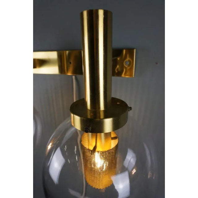 Metal Swedish Brass Wall Lamp by Hans Agne Jakobsson, 1960s For Sale - Image 7 of 9