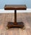 Gold Regency Side Table in Mahogany and Brass For Sale - Image 8 of 9