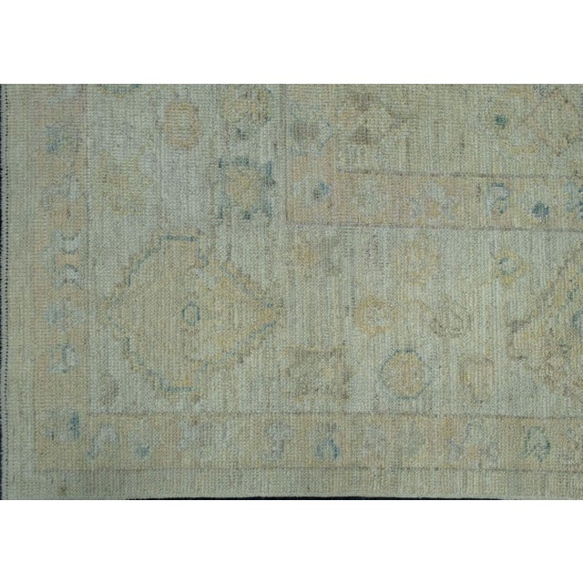 Turkish Oushak Rug 8'9" x 11'8" #18539 For Sale - Image 4 of 8