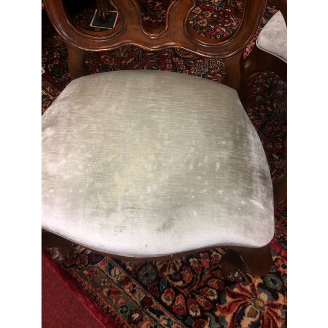 Item: Vintage Dining Chairs by Century Furniture Company. Set of Ten (includes two arm chairs and eight side chairs). Age...