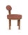 Contemporary Moca Chair in Safire 13 Fabric and Smoked Oak by Studio Rig for Collector For Sale - Image 3 of 7