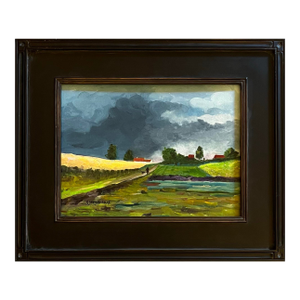 Oil Painting of an English Countryside Signed