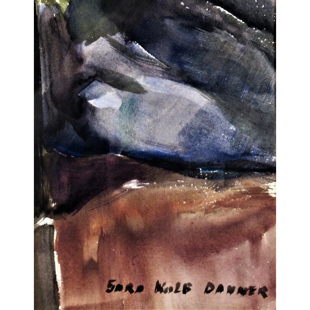 Sara Ethel Kolb Danner, Flowers in a Vase, Circa 1950 For Sale - Image 4 of 6