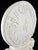 Solid White Marble Feng Shui Double Beast Luck Screen in excellent condition. It is carved and engraved with lots of...
