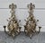 French Pair Brass Sconces Large Ornate Music Wall Violin Candle Holders 40s For Sale - Image 13 of 17