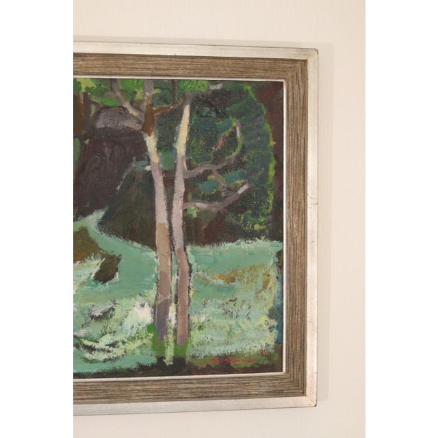 Käge Liefwendal, Stream, 1950s, Oil on Panel, Framed For Sale - Image 16 of 18