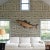 Schumacher Jamie's Trophies Sisal Wallpaper In Sky For Sale In New York - Image 6 of 6