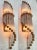 Art Deco Pair Vintage Art Deco Skyscraper Wall Sconces Fixture in Brass & Ribbed Glass Rod Ship Light For Sale - Image 3 of 7