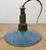 Industrial Blue Enamel Military Pendant Lamp with Cast Aluminium Top, 1960s For Sale - Image 15 of 18