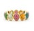 Natural Multi Gemstone 4.4cts Ring in 18k Gold For Sale In New York - Image 6 of 8
