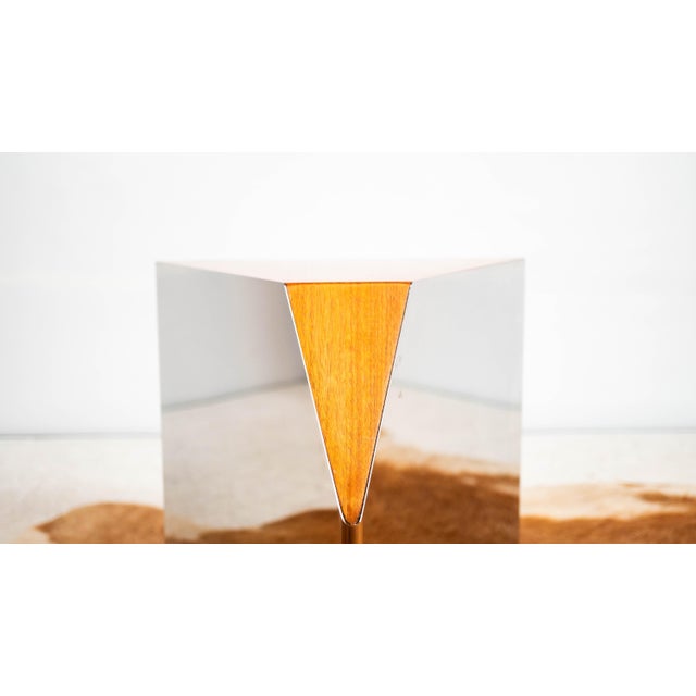 Postmodern Peninsula Side Table by Angie Anakis for Cinna/Ligne Roset, C. 2009 For Sale - Image 3 of 18