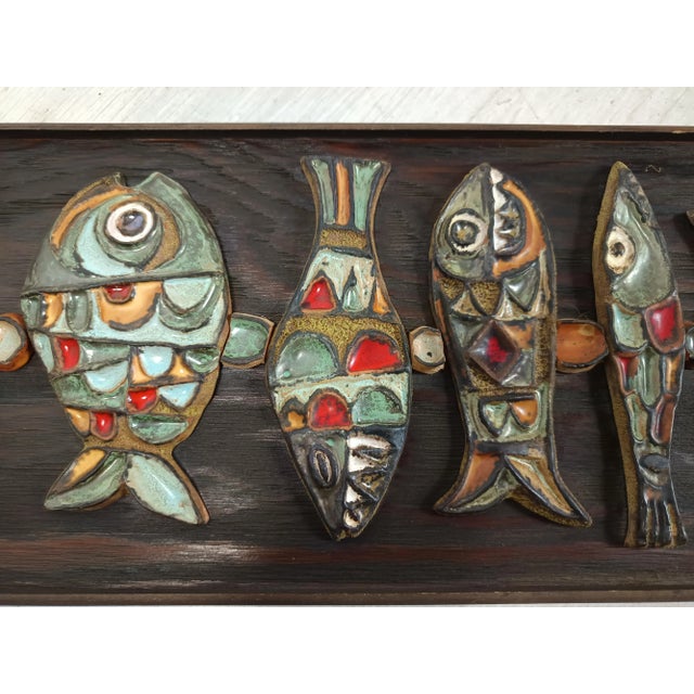 Vintage Ceramic Wall Panel by Roland Zobel, 1950s For Sale - Image 10 of 13
