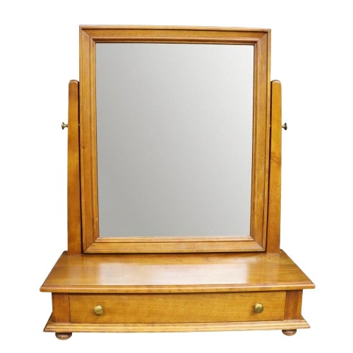 Leopold Stickley Original 1956 Cherry Wood Dresser Mirror For Sale