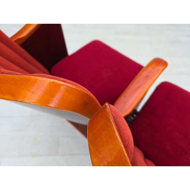 Danish Velour Theater Armchairs, 1950s, Set of 2 For Sale - Image 18 of 18