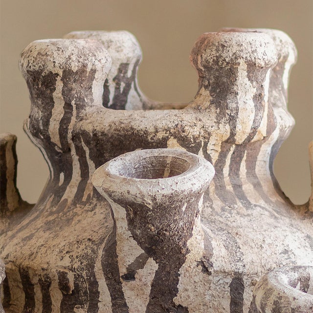 2020s Unglazed Terracotta Multi-Spout Amphora Sculpture | One of a Kind For Sale - Image 5 of 5