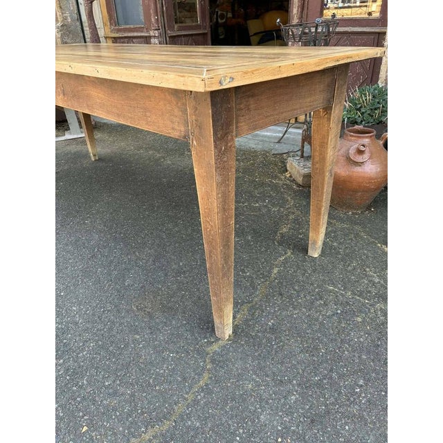 Walnut Dining Table, 1990s For Sale - Image 4 of 7