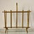 Magazine Rack in Gilt Iron, 1970s For Sale - Image 6 of 6