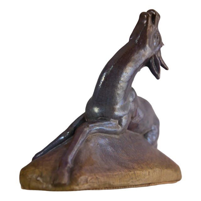 Animalier Sculpture in Faenza Ceramics by Riccardo Gatti For Sale