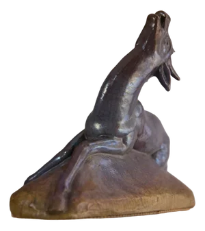 Animalier Sculpture in Faenza Ceramics by Riccardo Gatti