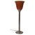 French Art Deco Style Table Lamp with Brown Overlay Glass, 1980s For Sale - Image 17 of 17