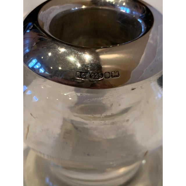 Metal Early 20th Century Glass Match Striker For Sale - Image 7 of 8