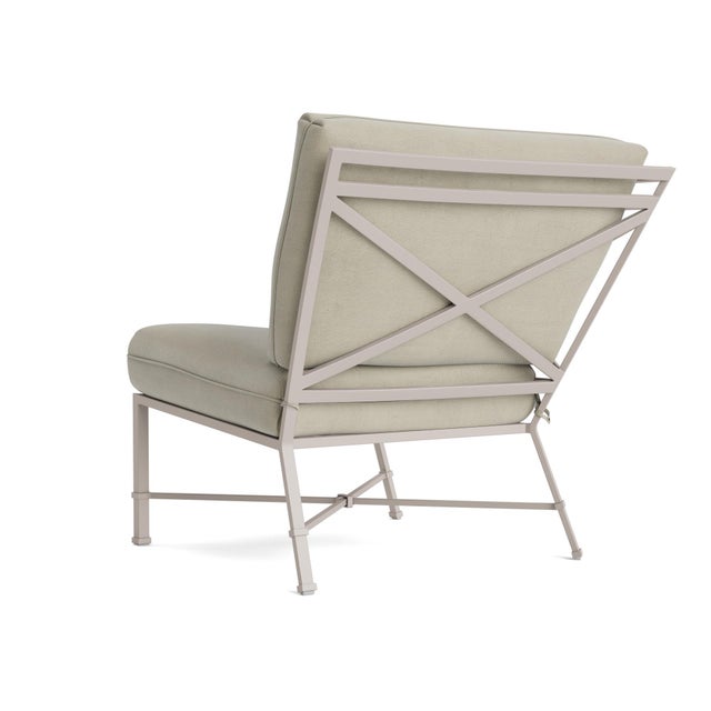 Not Yet Made - Made To Order Brown Jordan Venetian Corner Sectional, Dove frame with Fusion Meadow fabric For Sale - Image 5 of 11